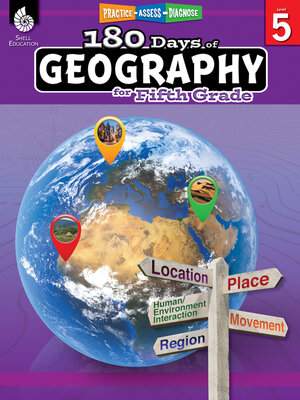 cover image of 180 Days of Geography for Fifth Grade